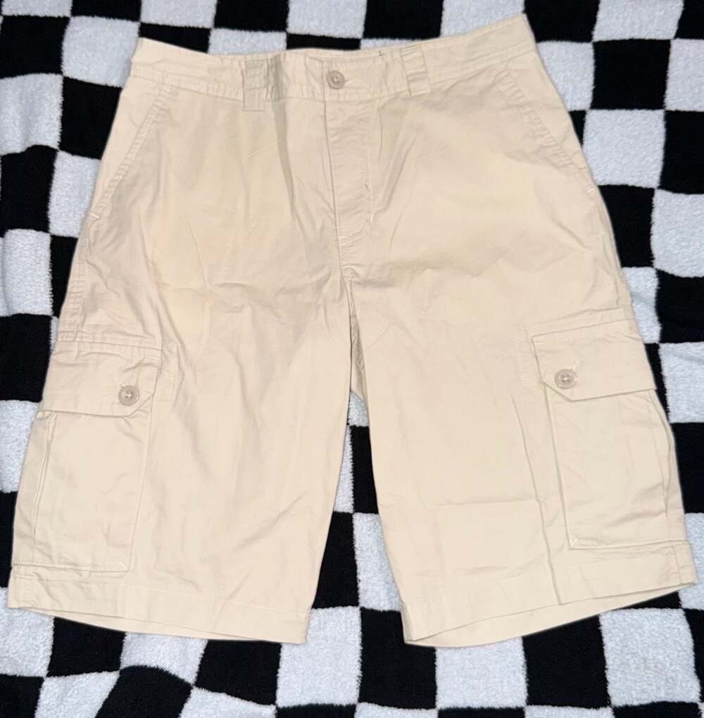 Khaki Cargo Shorts